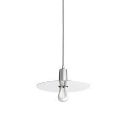 Plumen silberne Pendelleuchte LED Drop Hat 5W E27 825 DIM