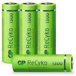 GP Mignon AA Akku-Batterie ReCyko LR06 1,2V wiederaufladbar 4er-Blister