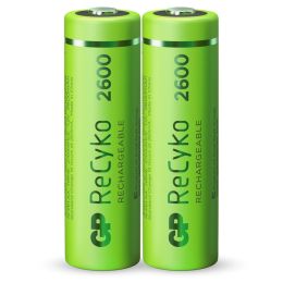 GP Mignon AA Akku Batterie ReCyko LR06 1,2V wiederaufladbar 2er Blister