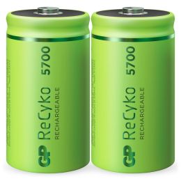 GP Mono D Akku Batterie ReCyko LR20 1,2V wiederaufladbar 2er Blister