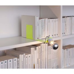 Toshi neongelbe Buchstützenleuchte mit E27-Fassung
