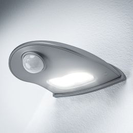 Osram batteriebetriebenes LED Sicherheitslicht DoorLED Downsilber mit Bewegungsmelder