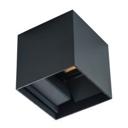 Kanlux Außen-Wandleuchte "REKA LED UP/DOWN" 7W 840 IP54 100mm x 100mm Graphit