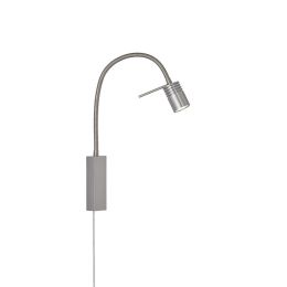 Fischer & Honsel LED-Bettleuchte RIVER 4,5W Nickel/matt