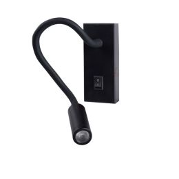 Kanlux LED Wandleuchte mit Spotarm TONIL 2,7W 830 30° NODIM schwarz
