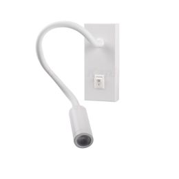 Kanlux LED Wandleuchte mit Spotarm TONIL 2,7W 830 30° NODIM weiß