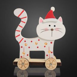 Hellum LED-Figur Tischdekoration "Katze" 5 LEDs H:13cm batteriebetrieben