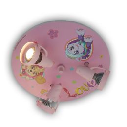Niermann Strahler Deckenleuchte PAW PATROL PAWSITIVE PUPS in rosa