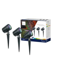 Müller-Licht LED-Erdspieß-Gartenspots 3er-Set „Flores Gen 2 tint“ 818-865+RGB 4,5W IP44