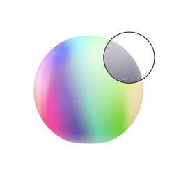 Müller Licht smarte CALLUNA tint Kugelleuchte stone white+color E27 9,5W 818-865+RGB Ø40cm- Steinoptik/Grau