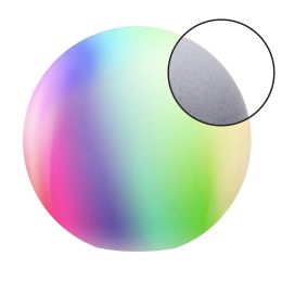Müller Licht smarte CALLUNA TINT Kugelleuchte stone white+color E27 9,5W 818-865+RGB Ø50cm - Steinoptik/Grau