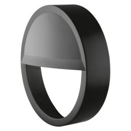 Ledvance schwarze Aufsteck-Abdeckung EYELID für SURFACE BULKHEAD Serie Ø300mm