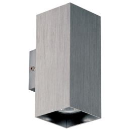 S-LUCE Wandleuchte Madras 2xGU10 Aluminium