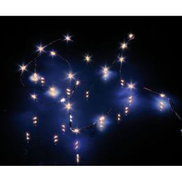Hellum flexible Mini LED-Lichterkette 20 tlg. aus blankem Drahtkabel