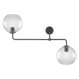 Ledvance Retro-Wandleuchte Vintage 1906 Globe Double mit Rauchglasschirm