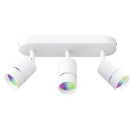 Müller Licht LED-Anbau-Strahler „NALO tint“ 818-865 Weiß u. Farbwechsel 3flg.