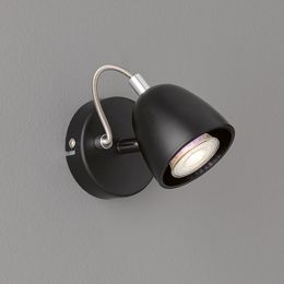 FHL Wand-Deckenspot "Gemma" GU10 1flg. Schwarz/Chrom