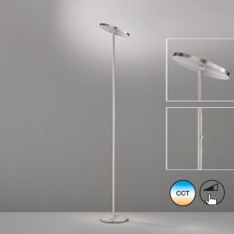 FHL LED-Deckenfluter "Fabi" 32W CCT 827-865 H: 1,80m Nickel/Matt