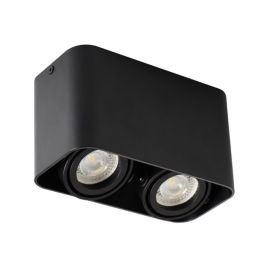 Kanlux schwarze Deckenaufbauleuchte TOLEO max. 2x25W