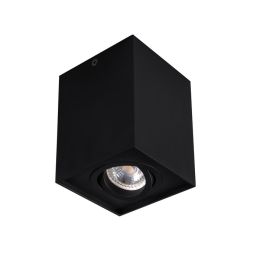 Kanlux schwarze Deckenleuchte GORD max 25W - schwenkbarer Spot