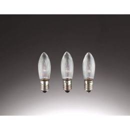 Hellum Ersatz-Riffelkerzen 5V 3W E10 3er Pack