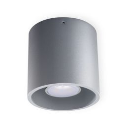 Kanlux moderne Deckenaufbauleuchte ALGO max. 40W grau rund