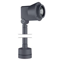 Arcluce Außenstrahler DUEDIECI 1x50W GU10 grau