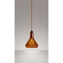 Plumen Pendelleuchte Drop Top Bernstein 11W E27 827 NODIM