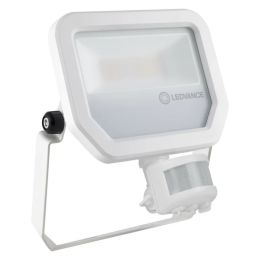 Ledvance LED-Außenstrahler "FLOODLIGHT PFM SEN" 20W 840 IP65 Weiß m. Bewegungsmelder