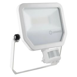 Ledvance LED-Außenstrahler "FLOODLIGHT PFM SEN" 50W 840 IP65 Weiß m. Bewegungsmelder