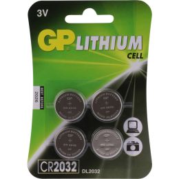 GP Knopfzelle CR2032 Lithium 3V 4er
