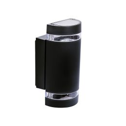 Kanlux Außen-Wandleuchte "ZEW 235-U UP/DOWN" 2x GU10 IP44 Schwarz