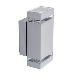 Kanlux Außen-Wandleuchte "ZEW 235-J UP/DOWN" 2x GU10 IP44 Grau