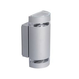 Kanlux Außen-Wandleuchte "ZEW 235-U UP/DOWN" 2x GU10 IP44 Grau