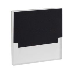 Kanlux schwarze LED Wandeinbauleuchte SABIK 1,3W 830 NODIM