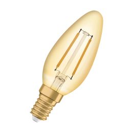 Osram goldene LED Kerzenlampe Vintage Edition 1906 1,5W (15W) E14 824 NODIM