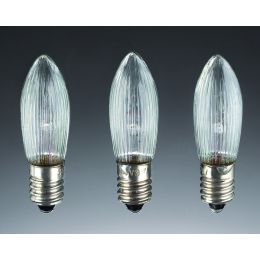 Hellum Ersatz-Riffelkerze 16V 3W E10 3er-Pack