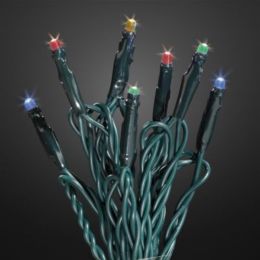 Hellum bunte LED-Lichterkette 40-tlg. für außen