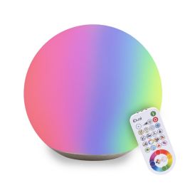 Müller-Licht LED-Kugel-Tischleuchte "iDual" 8,5W RGB + Weiß 827-865 Ø 200mm inkl. Fernbedienung