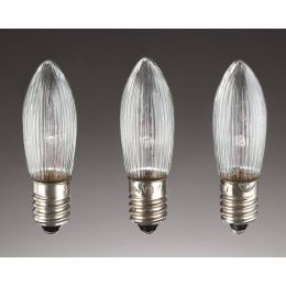Hellum Ersatz-Riffelkerze 23V 3W E10 3er Pack