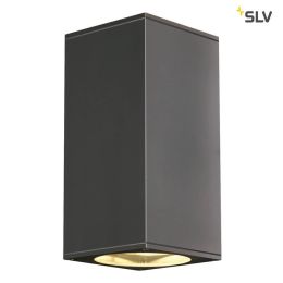 SLV moderne Außenwandleuchte Big Theo UP& Down anthrazit