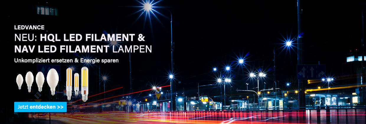 Ledvance HQL und NAV Lampen