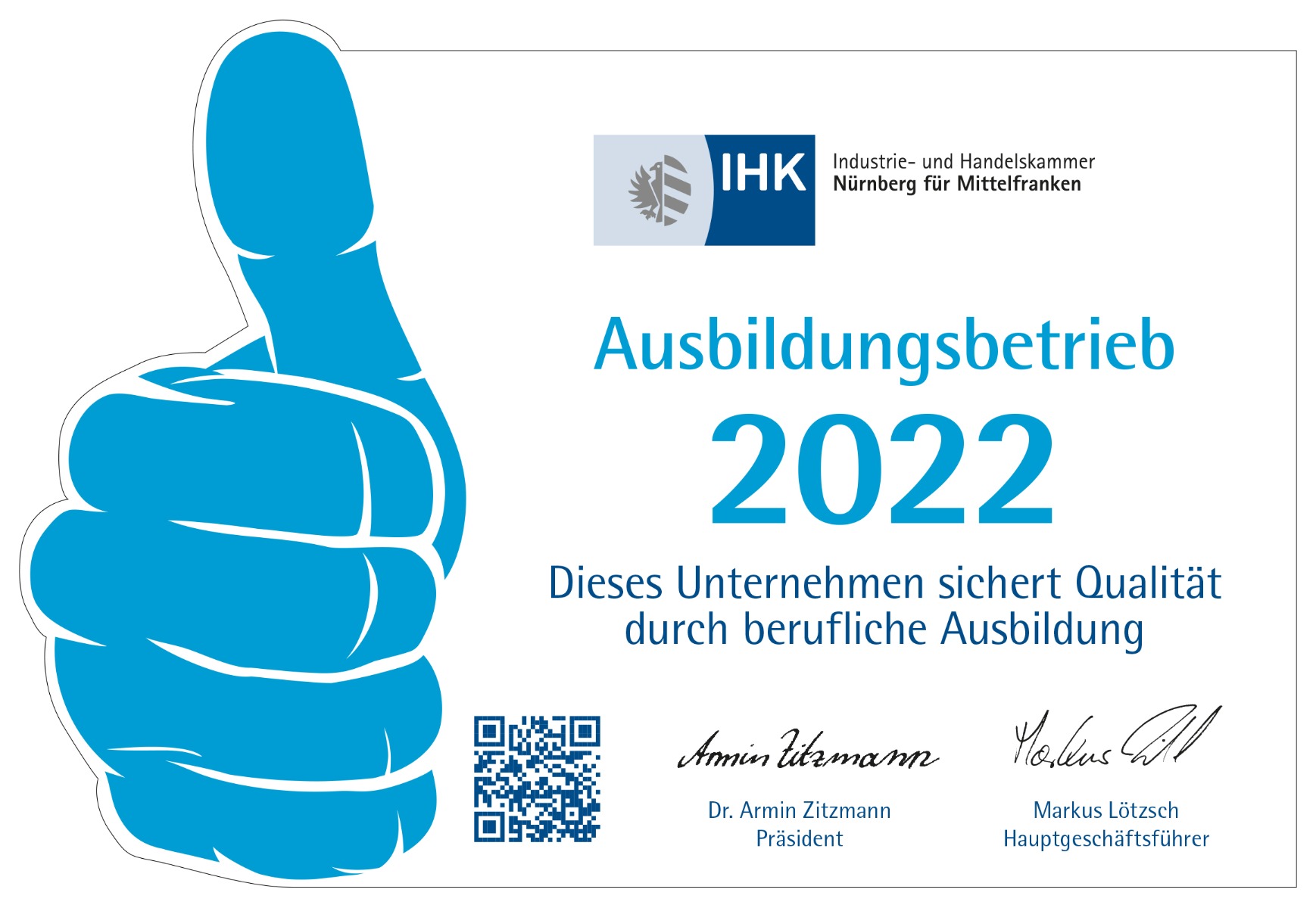 Logo Anerkannter Ausbildungsbetrieb